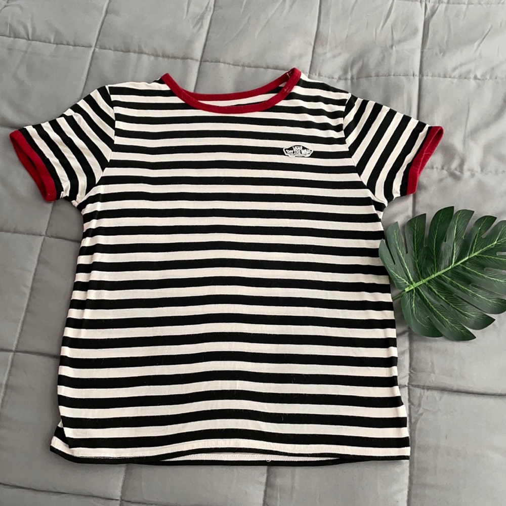 Vans striped T-shirt size x small